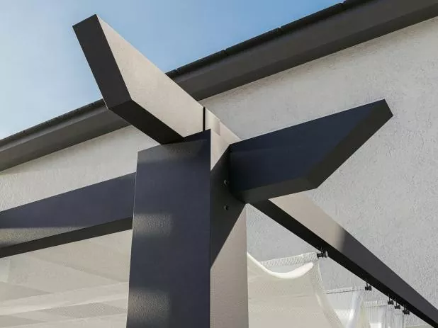 Fabric Roof Pergola