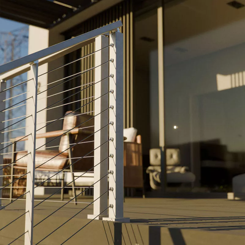 Нержавеющие кабельные перила