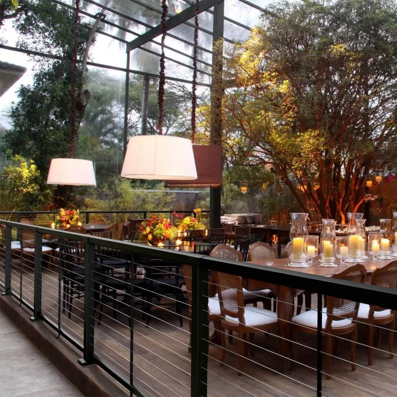 Перила из нержавеющей проволоки